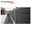 High quality decorative garden patio house fence semi-or full privacy outdoor decorative wood-plastic siding
