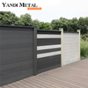 High quality decorative garden patio house fence semi-or full privacy wood grain garden WPC fence plate outdoor
