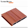 Supply hot-selling custom 6061 6063 wood color Fram glass aluminum extruded profiles