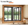 Double glazing aluminum casement window Aluminum frame sliding window upward safety aluminum window