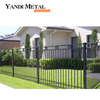 Outdoor aluminum frame privacy fence for garden and home