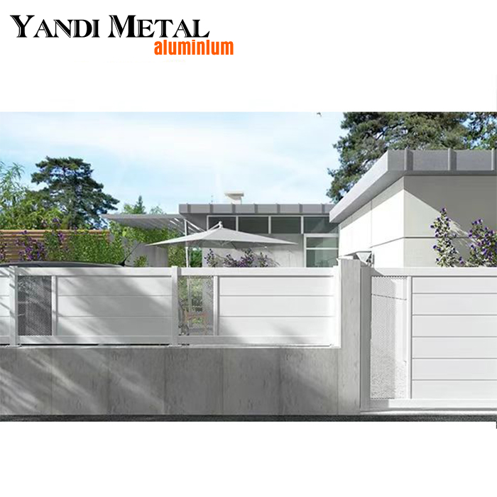 Manufacturers custom luxury aluminum alloy double door villa entrance gate aluminum art casting aluminum door