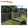 High quality level slatted pool fence Security privacy Aluminum alloy metal fence Blind fence