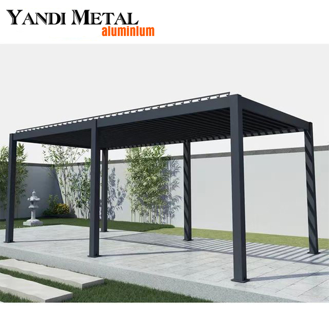 Waterproof glass 3x3 3x4 gazebos Outdoor gazebos Terrace Aluminum gazebos Custom outdoor luxury metal roof Aluminum garden gazebos
