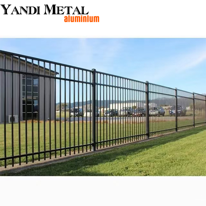 Manufacturer of new modern design aluminum fence panels for garden backyard security aluminum fences