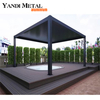 Customized aluminum pergola 3*4 4*4 Luxury modern outdoor waterproof aluminum louver pergola