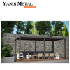 3×4 4×6 4×4 3×6 4×8 6×8 Bioclimatic aluminum extrusion profile weatherproof open louver pergola outdoor pavilion