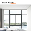 Yandi top brand high quality aluminum steel hinge stainless steel energy-saving hurricane sliding window