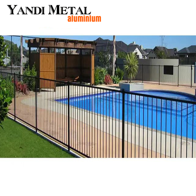Factory supply aluminum fence panels Pool fence Aluminum metal garden aluminum strip fence