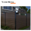 Garden pool decorated with Yandi aluminum composite aluminum fence panels