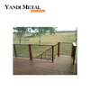 Classical simple galvanized steel aluminum alloy railings Wrought iron outdoor/indoor stair railings