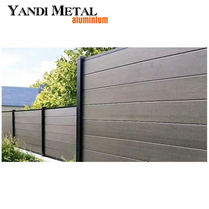 New easy-to-assemble privacy Wpc screen fence Panel garden fences, trellis and gates