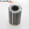 Anodized black sunflower type / radial type extruded aluminum heatsink , aluminum circular heat sink