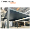Modern retractable custom sized outdoor gazebo aluminum louvers wedding stand outdoor
