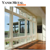 Aluminum casement Windows for apartments and hotels Tempered glass Windows Aluminum window frame folding Windows