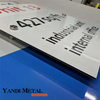PE coated aluminum composite plate label ACM ACP material
