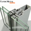 High quality tempered glass building exterior curtain wall window unit system aluminum glass curtain wall