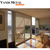 Yandi Aluminum Wholesale new modern design soundproof toughened aluminum profile door