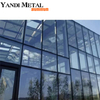 Curtain wall Frameless weather-resistant tempered aluminum glass curtain wall building exterior wall