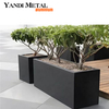 Planter Modern aluminum planter Large outdoor custom powder-coated rectangular planter