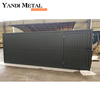 Custom fashion fancy aluminum galvanized steel fence profiles Color bonded fence panels and doors