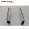 Hot-selling Fram aluminum custom 6063 T5 aluminum extruded profile manufacturer with anodized surface