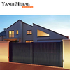 Manufacturers custom luxury aluminum alloy double door villa entrance gate aluminum art casting aluminum door