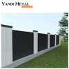 Yandi Factory directly supplies outdoor aluminum strip fence panels for private garden aluminum fences