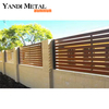 High quality level slatted pool fence Security privacy Aluminum alloy metal fence Blind fence
