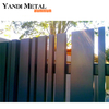 Aluminum garden fence panel fence with durable quality slatted vertical fence Factory price customized security