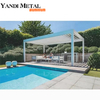 Aluminum Louver pergola Easy to assemble waterproof louver roof system kit Outdoor gazebo Aluminum pergola