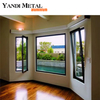 Wholesale custom aluminum frame double glazing metal glass folding window aluminum casement window
