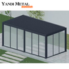 Waterproof glass 3x3 3x4 gazebos Outdoor gazebos Terrace Aluminum gazebos Custom outdoor luxury metal roof Aluminum garden gazebos