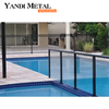 Custom popular modern style cheap guardrail plate animal safety privacy fence outdoor screen aluminum fence