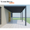 Yandi aluminum pergola outdoor garden wall hanging aluminum pergola manual electric custom pergola aluminum profile