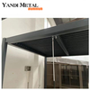 Outdoor sun protection wind control pergola metal roof aluminum pergola shade