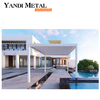 3×4 4×6 4×4 3×6 4×8 6×8 Bioclimatic aluminum extrusion profile weatherproof open louver pergola outdoor pavilion
