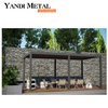 Custom modern pergola Aluminum outdoor electric aluminum outdoor waterproof louver pergola and gazebo