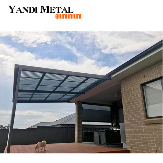 High quality custom aluminum Modern design bioclimatic mobile aluminum louver pergola