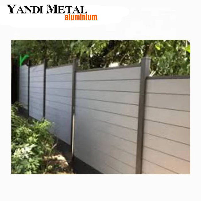 Wood plastic composite wood plastic fence for warehouse home garden fence