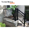Safety Aluminum metal stair outdoor railing Panel railing Aluminum railing stair railing deck