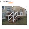 Frameless aluminum deck glass railing Aluminum glass railing support column System Balcony u access glass railing