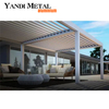 Manufacture of waterproof shutters awning aluminum pergola outdoor electric roof bioclimatic pergola