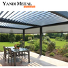 Electric outdoor sunshade waterproof aluminum pavilion Garden Electric building metal pergola
