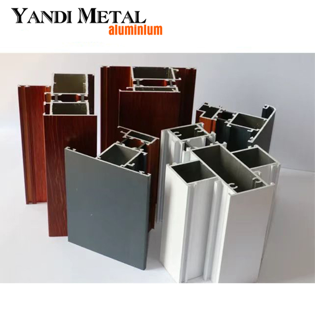 Building materials for industrial building insulation aluminum extruded profiles anodized silver frames
