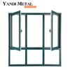 Aluminum casement Windows for apartments and hotels Tempered glass Windows Aluminum window frame folding Windows