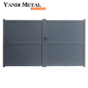 Yandi Aluminum Privacy Estate Gates Automatic electric driveway sliding garden patio metal aluminum doors