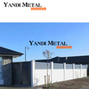 Garden Metal Aluminum Louver Fence System Durable Aluminum Louver fence Custom louver slatted fence panels