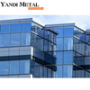 High quality tempered glass building exterior curtain wall window unit system aluminum glass curtain wall