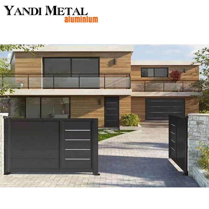 Yandi Custom modern door design Aluminum door factory design hot domestic aluminum door